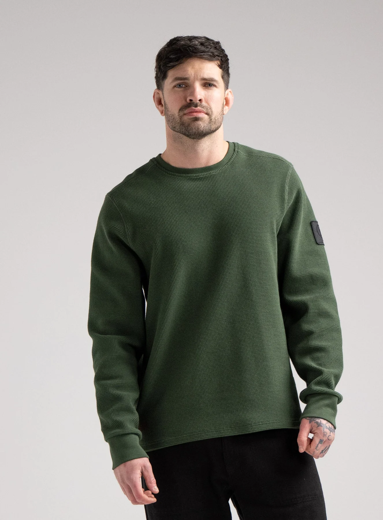 DISSIDENT WAFFLE LONG SLEEVE T-SHIRT